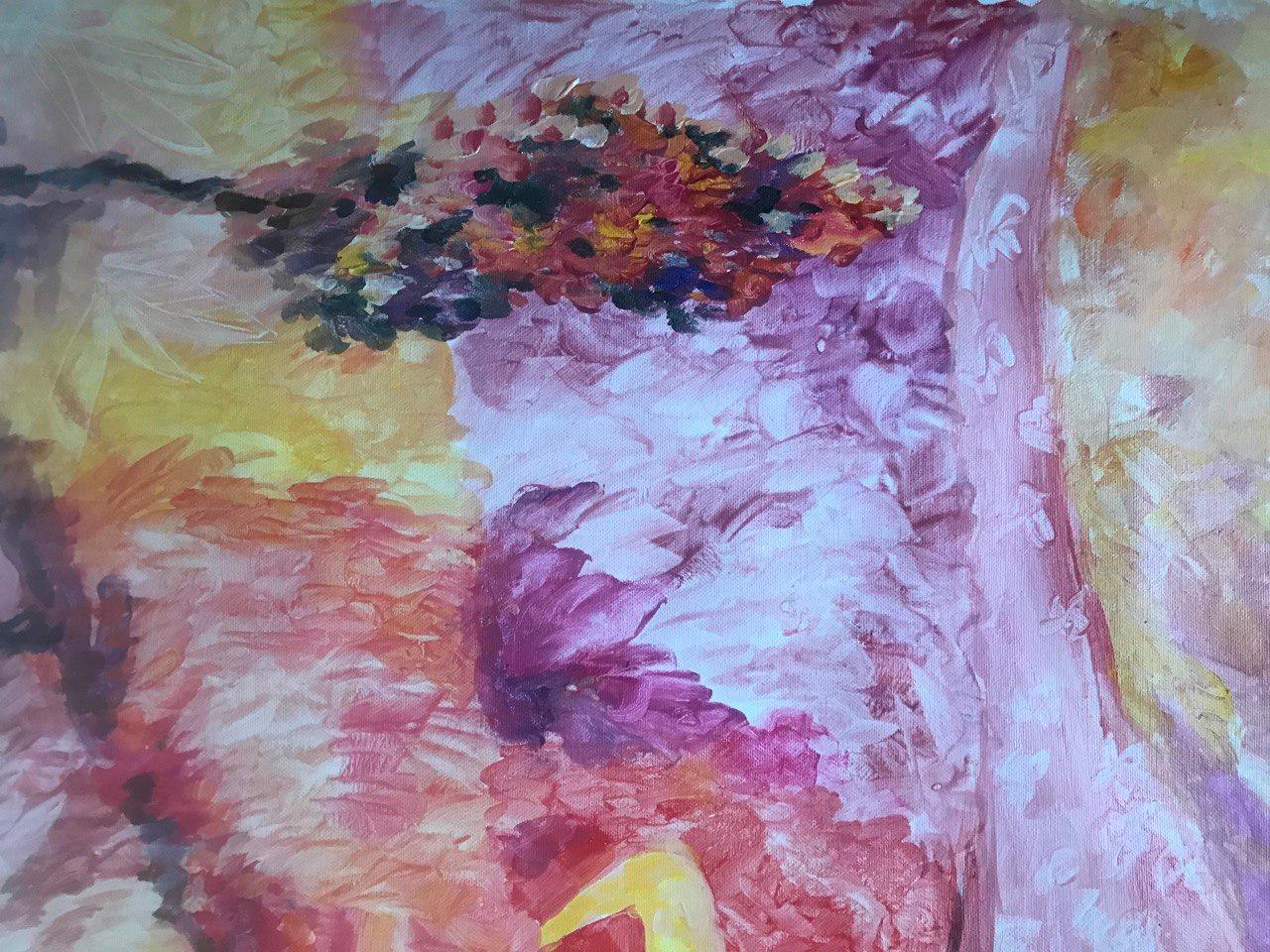 Peaceful Slumber, Silence Series original painting by Tetiana Pchelnykova For Sale 9