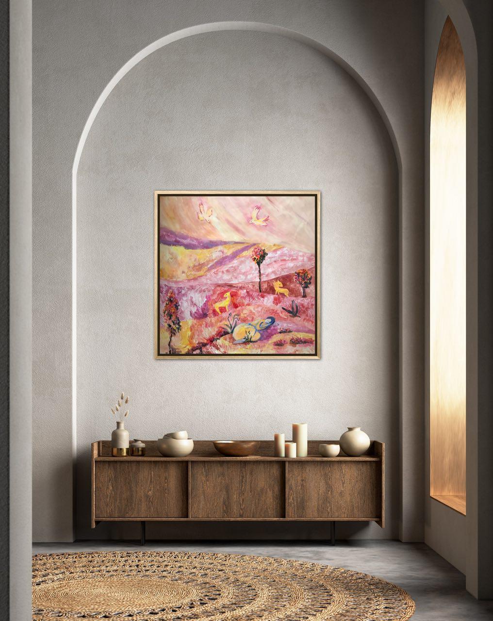 Peaceful Slumber, Silence Series original painting by Tetiana Pchelnykova For Sale 4