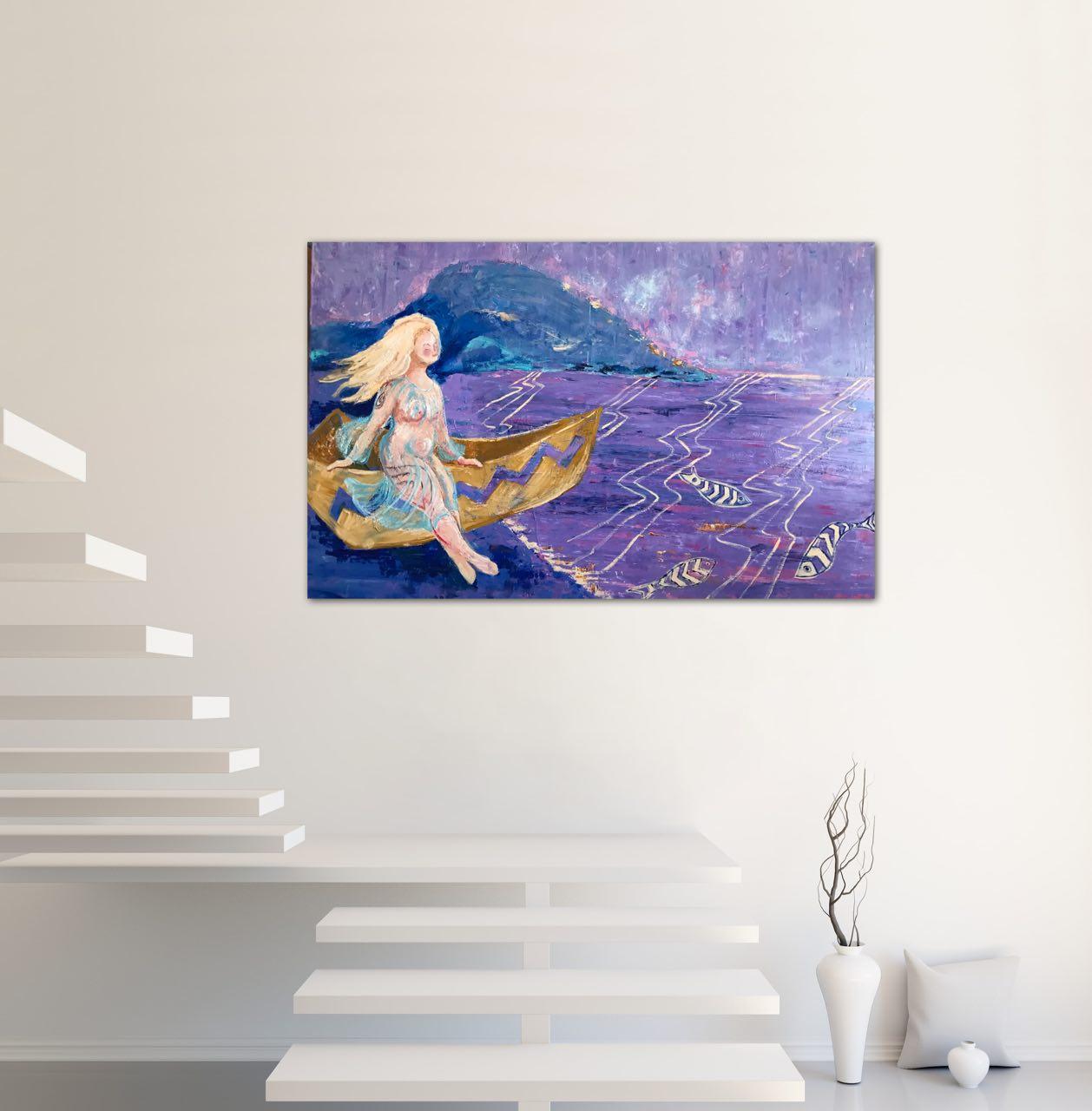 Scythian Sea, Cycle of Being original oil painting For Sale 9