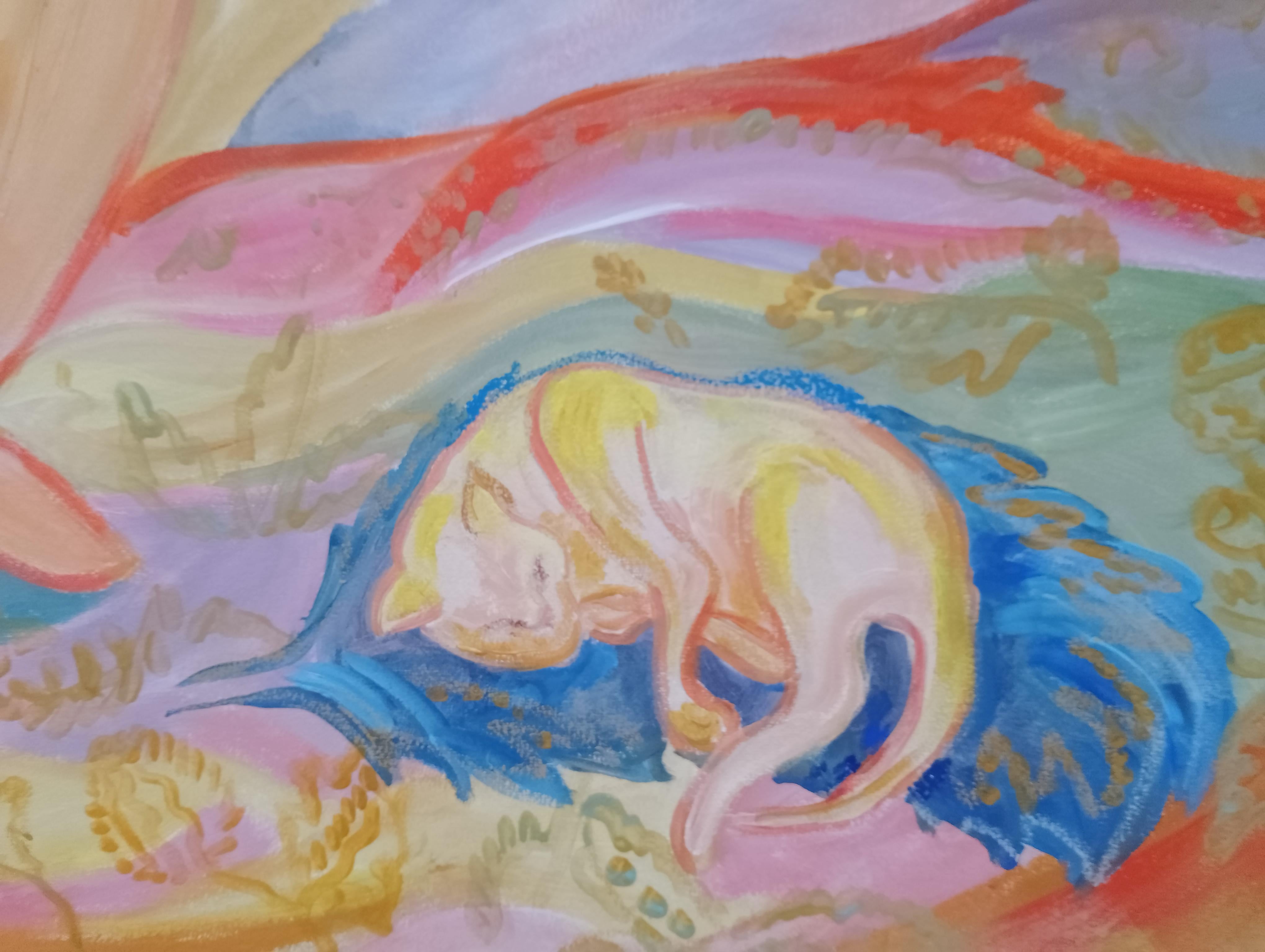 Serenity of Essence, figuratives Originalgemälde von Tetiana Pchelnykova im Angebot 2