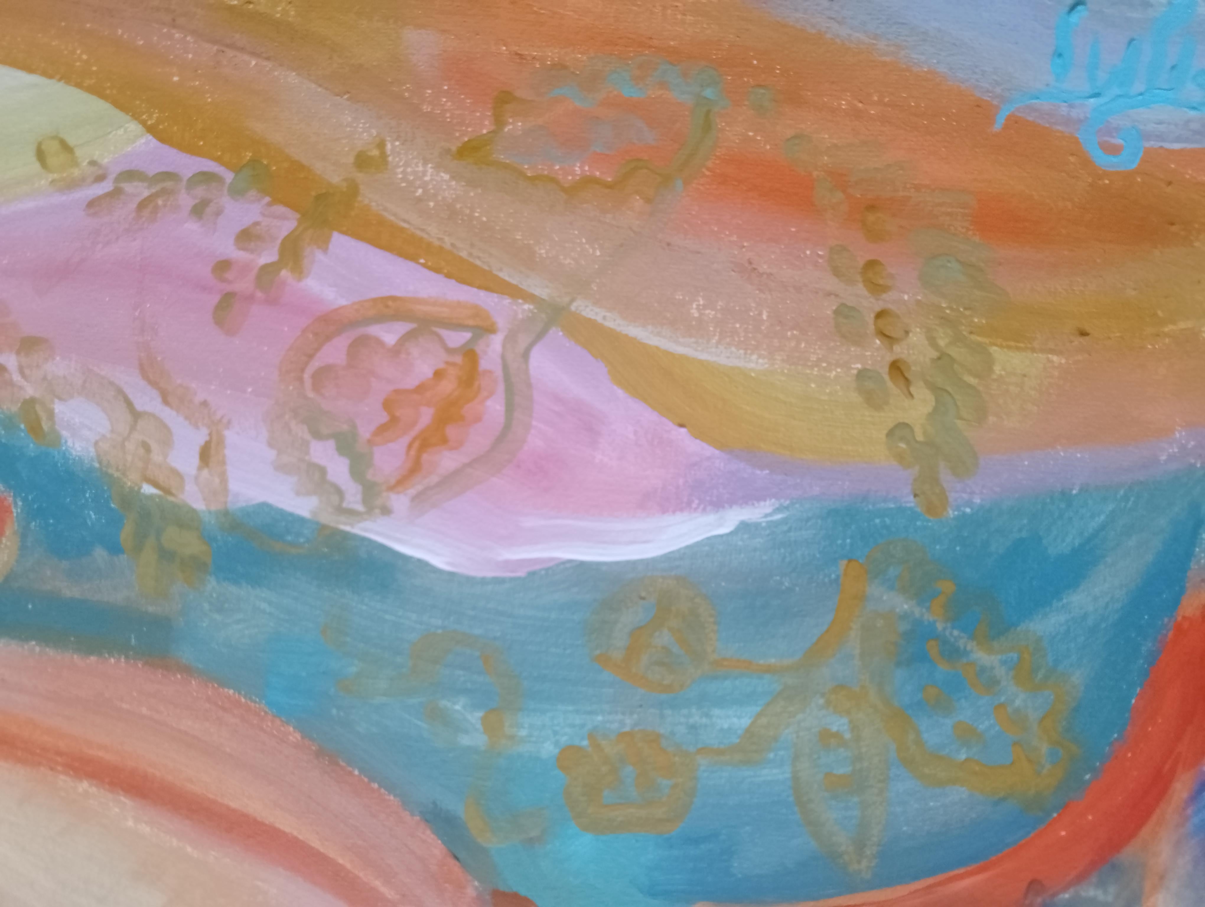 Serenity of Essence, figuratives Originalgemälde von Tetiana Pchelnykova im Angebot 3