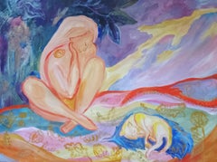 Serenity of Essence, peinture figurative originale de Tetiana Pchelnykova
