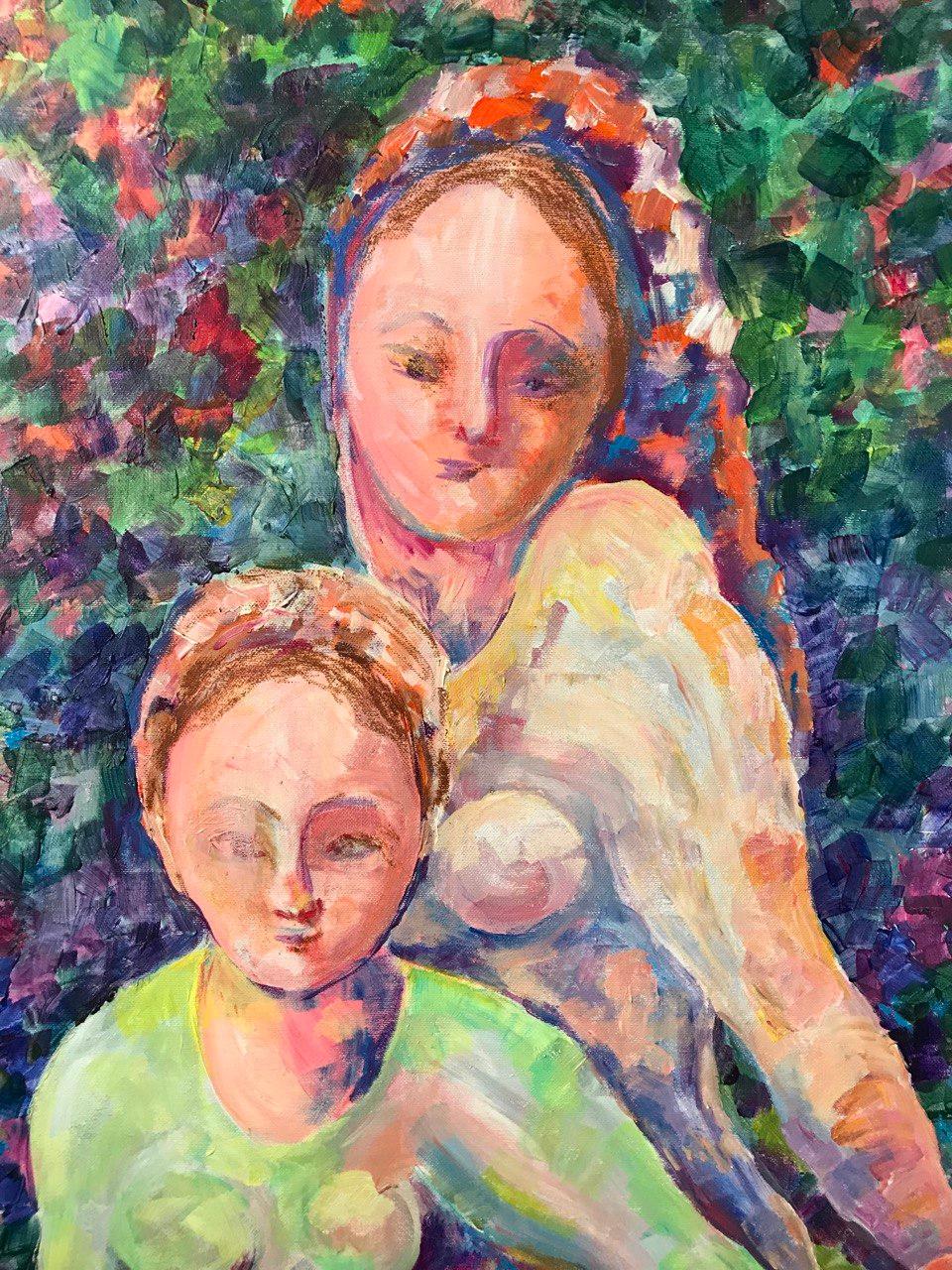 Sisters in Bloom, Gardens of Resilience by Tetiana Pchelnykova For Sale 14