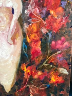 Sisters in the garden, "Gardens of Resilience" series original art