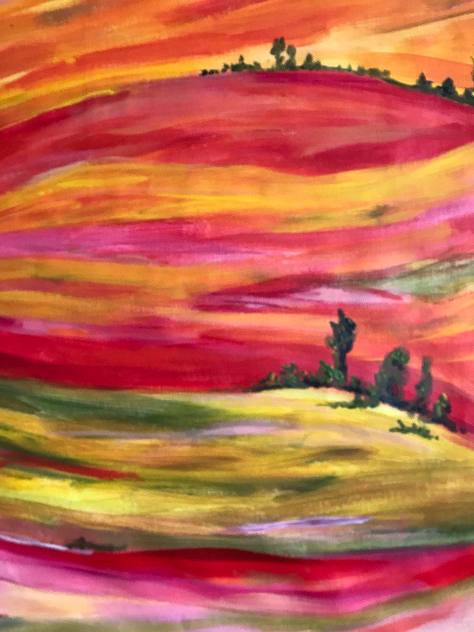 Summer expanses, Silence Series original painting by Tetiana Pchelnykova For Sale 12