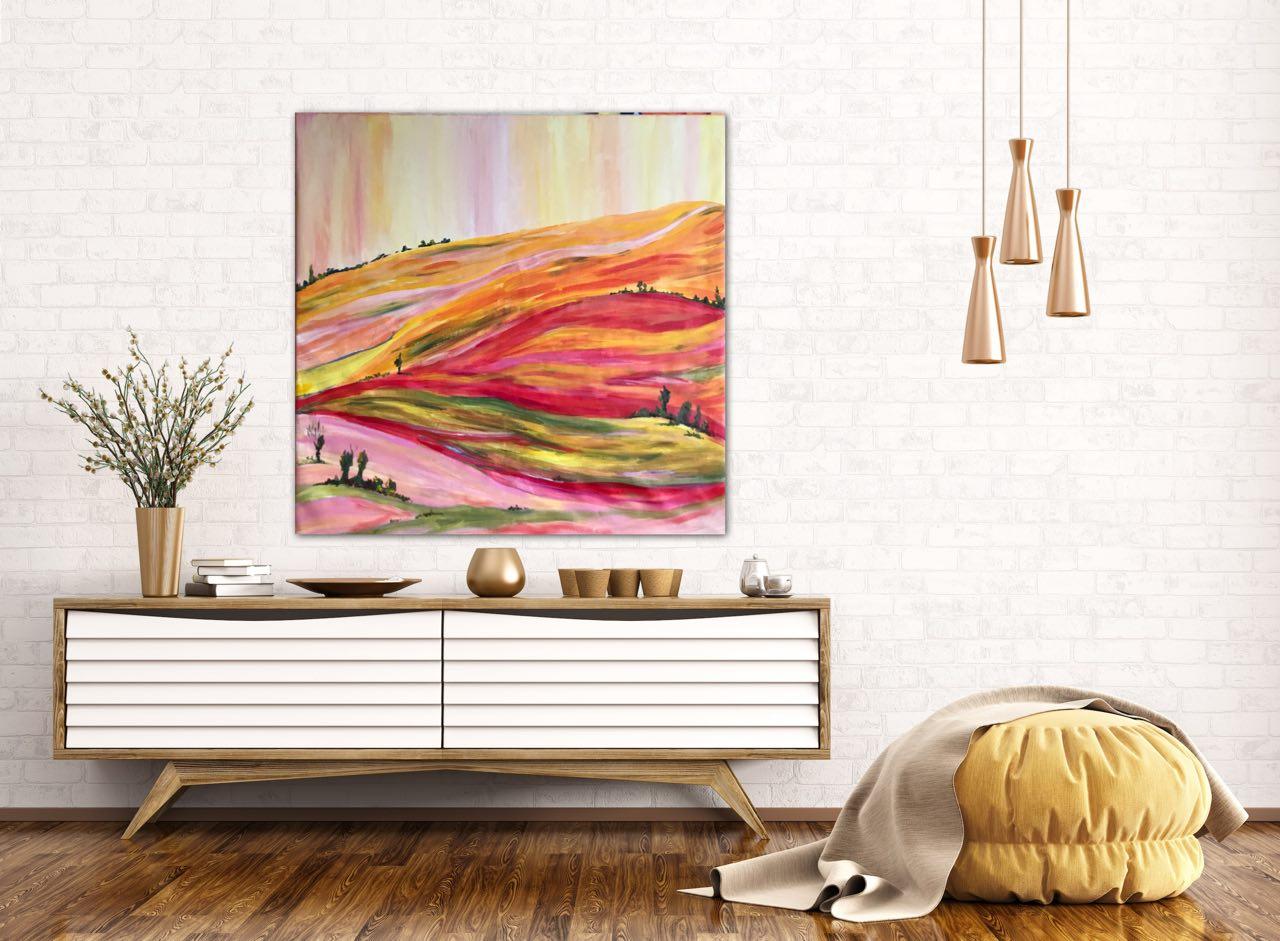 Summer expanses, Silence Series original painting by Tetiana Pchelnykova For Sale 5