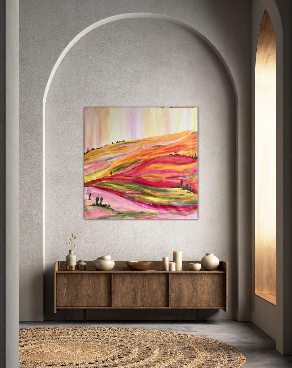 Summer expanses, Silence Series original painting by Tetiana Pchelnykova For Sale 6