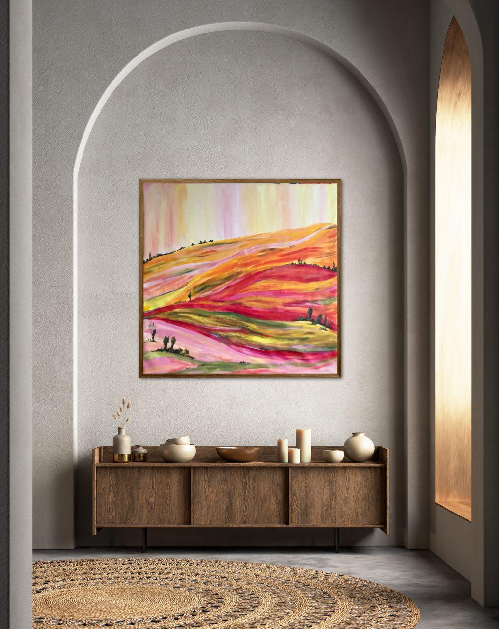 Summer expanses, Silence Series original painting by Tetiana Pchelnykova For Sale 7