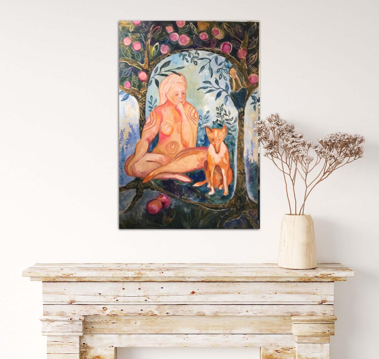 Thoughts: The Eve Within, original oil painting by Tetiana Pchelnykova For Sale 13