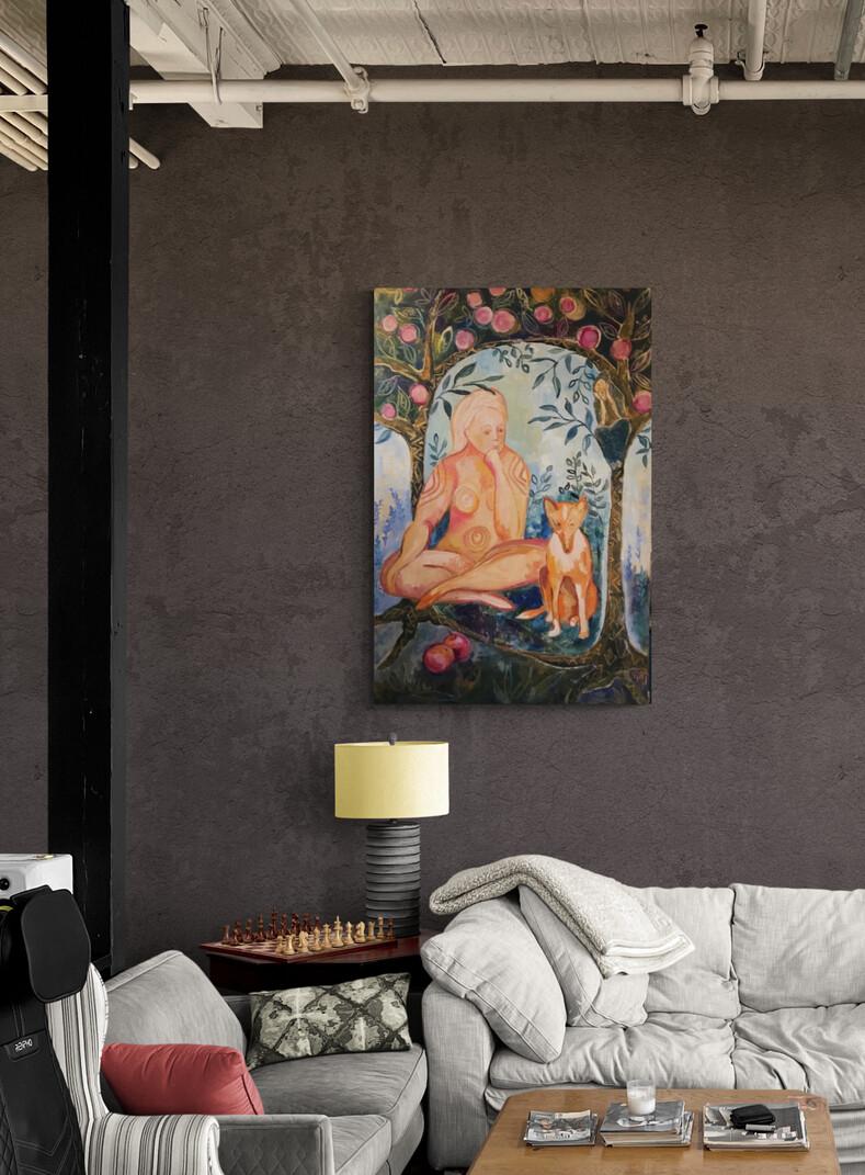 Pensamientos: La Eva interior, óleo original de Tetiana Pchelnykova en venta 6