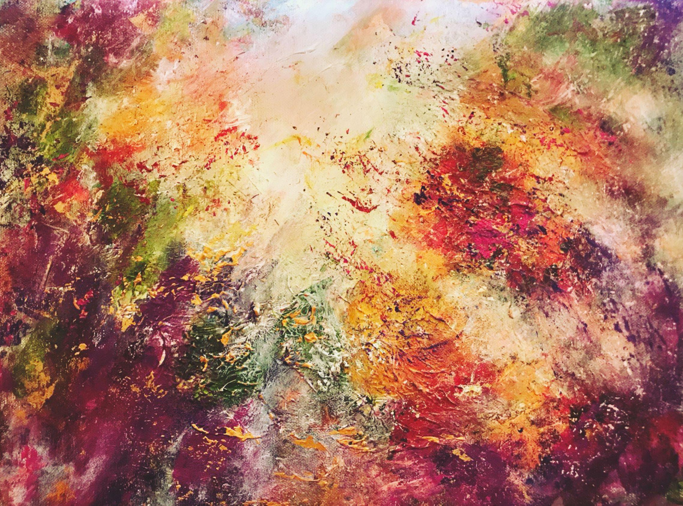 Tetiana Pchelnykova Abstract Painting - Whisper of the Sky