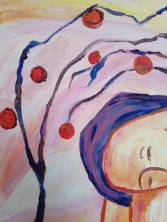 Whispers of Ancestry , Figurative original painting by Tetiana Pchelnykova