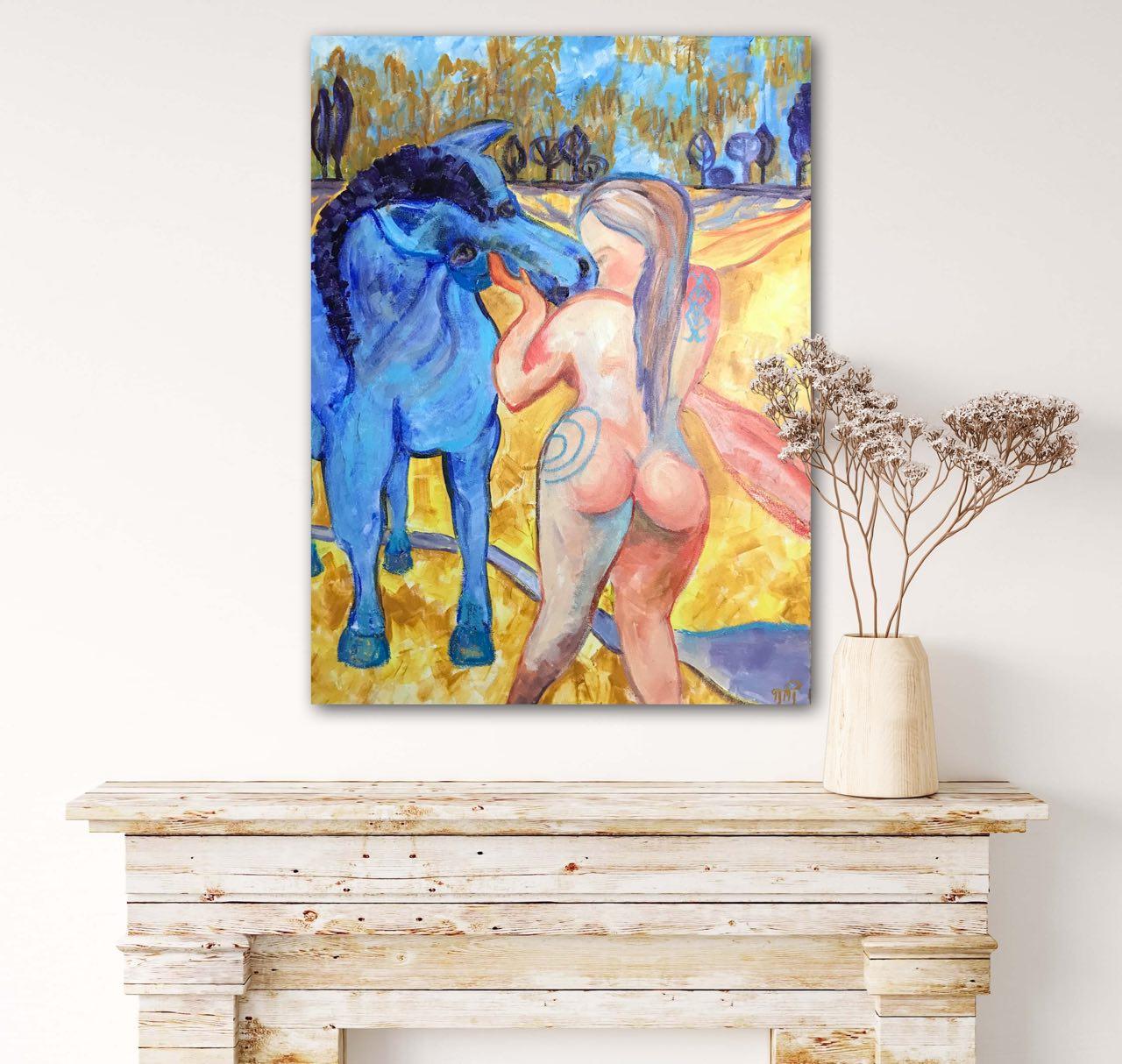 Whispers of Eternity, original painting by Tetiana Pchelnykova For Sale 10