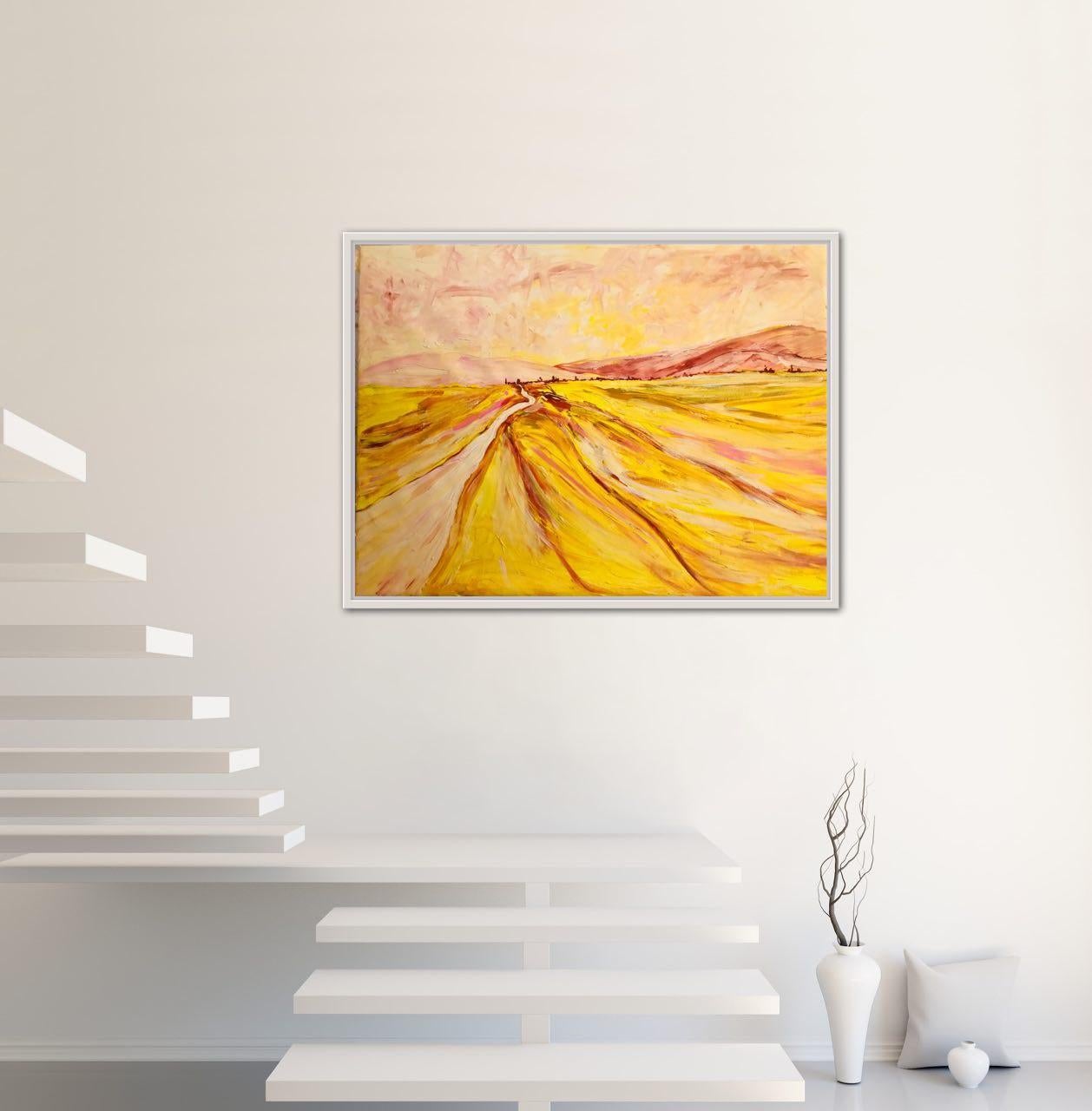 Yellow fields, Silence Serie by Tetiana Pchelnykova For Sale 4
