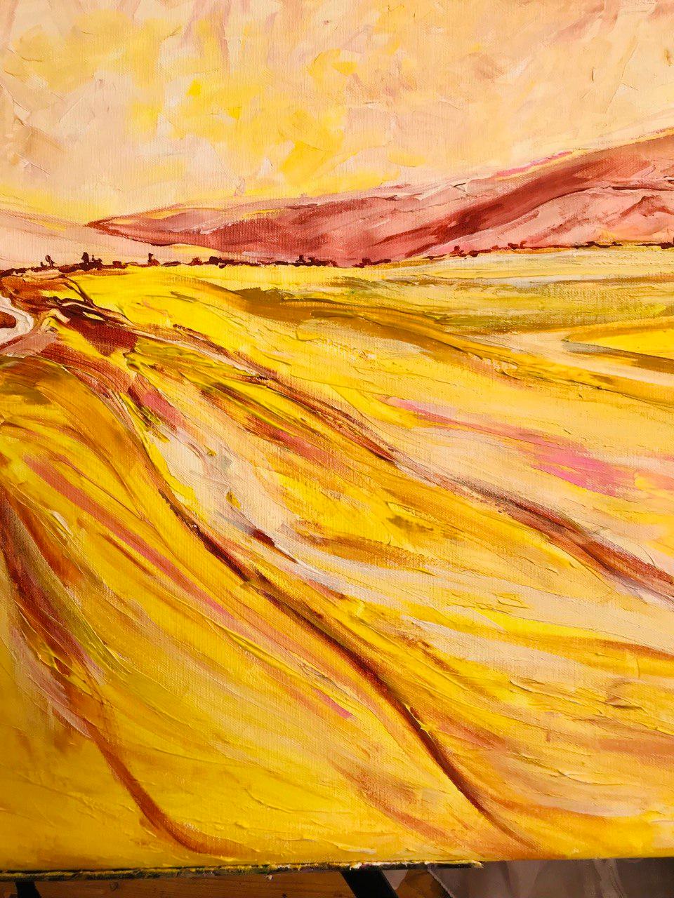 Yellow fields, Silence Serie by Tetiana Pchelnykova For Sale 8