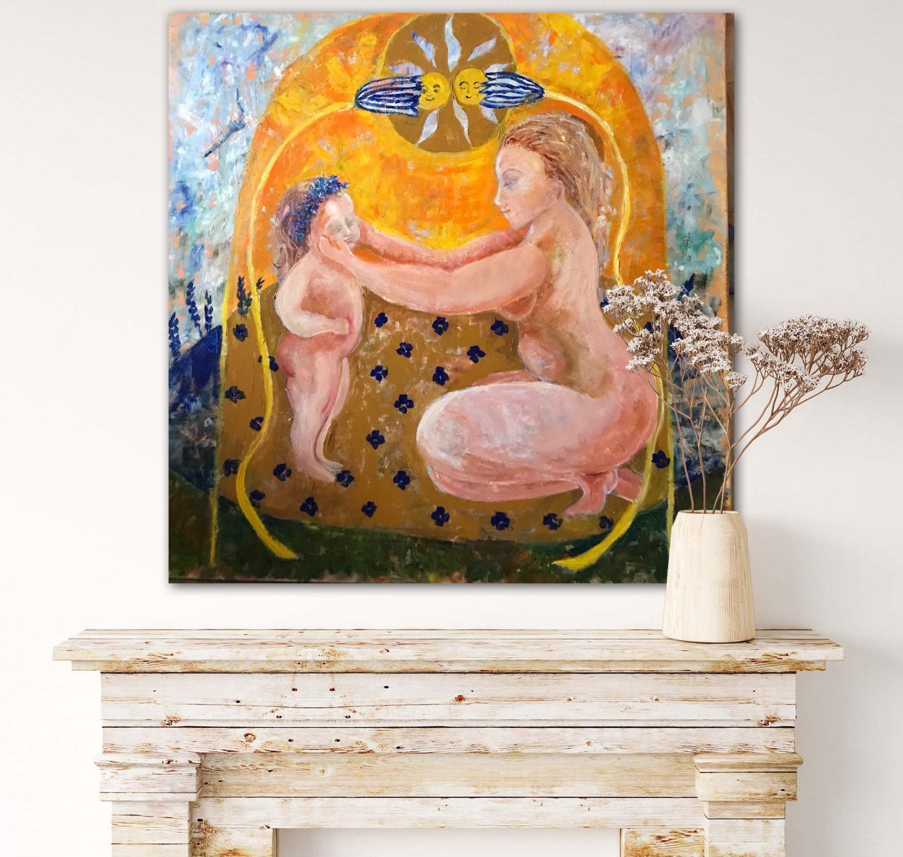 You Are My Universe, original oil painting by Tetiana Pchelnykova For Sale 10