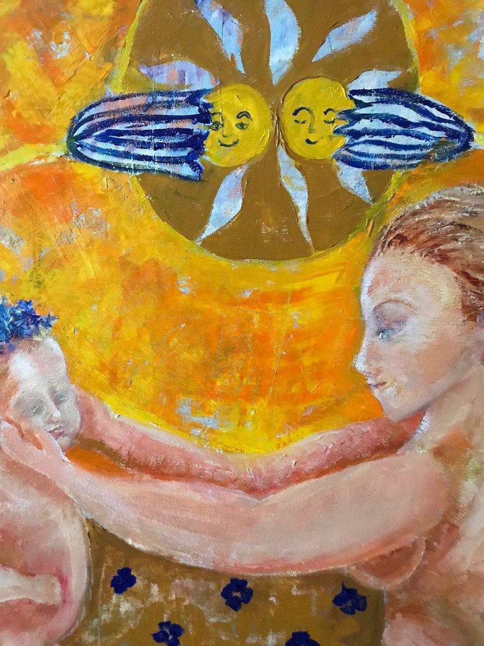 You Are My Universe, original oil painting by Tetiana Pchelnykova For Sale 2
