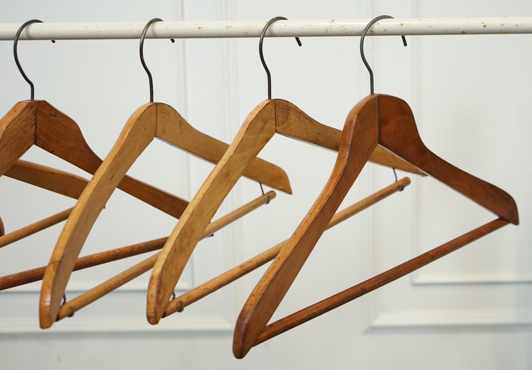 Hand-Crafted TETLEY & BUTLER SET 6 OF MATCHED HANGERs For Sale
