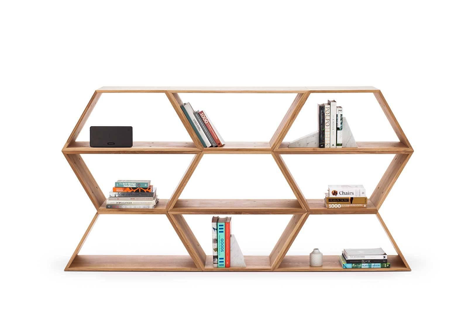 Britannico Tetra, Scaffalature modulari contemporanee in noce massiccio, Made in Ratio in vendita