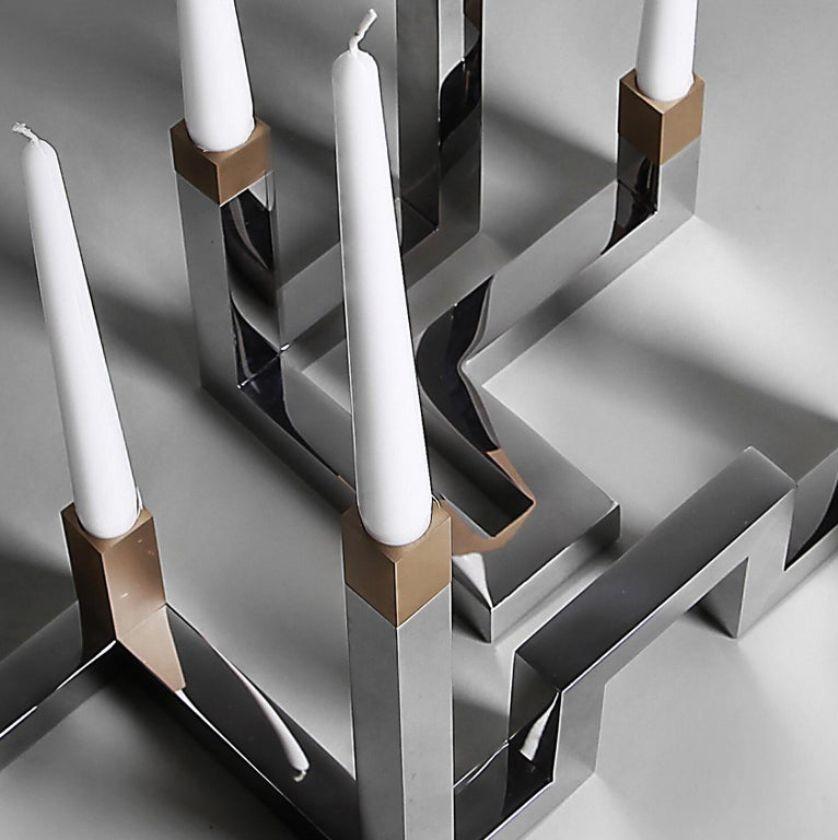 Modern Tetra CL, Large Candle Holder For Sale