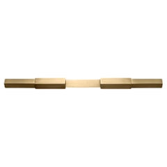 Tetra Horizon - Solid brass wall light, handmade by Diaphan Studio