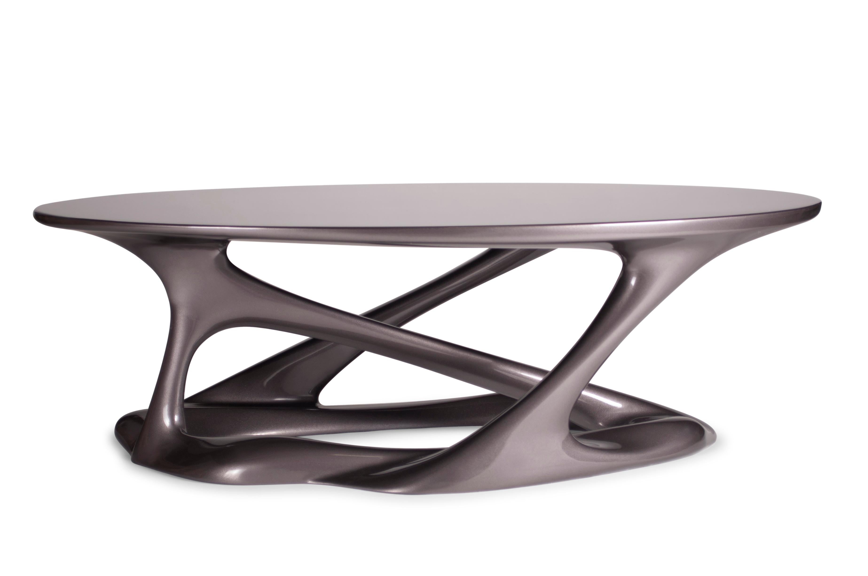 Oval shape table with dimension of 60