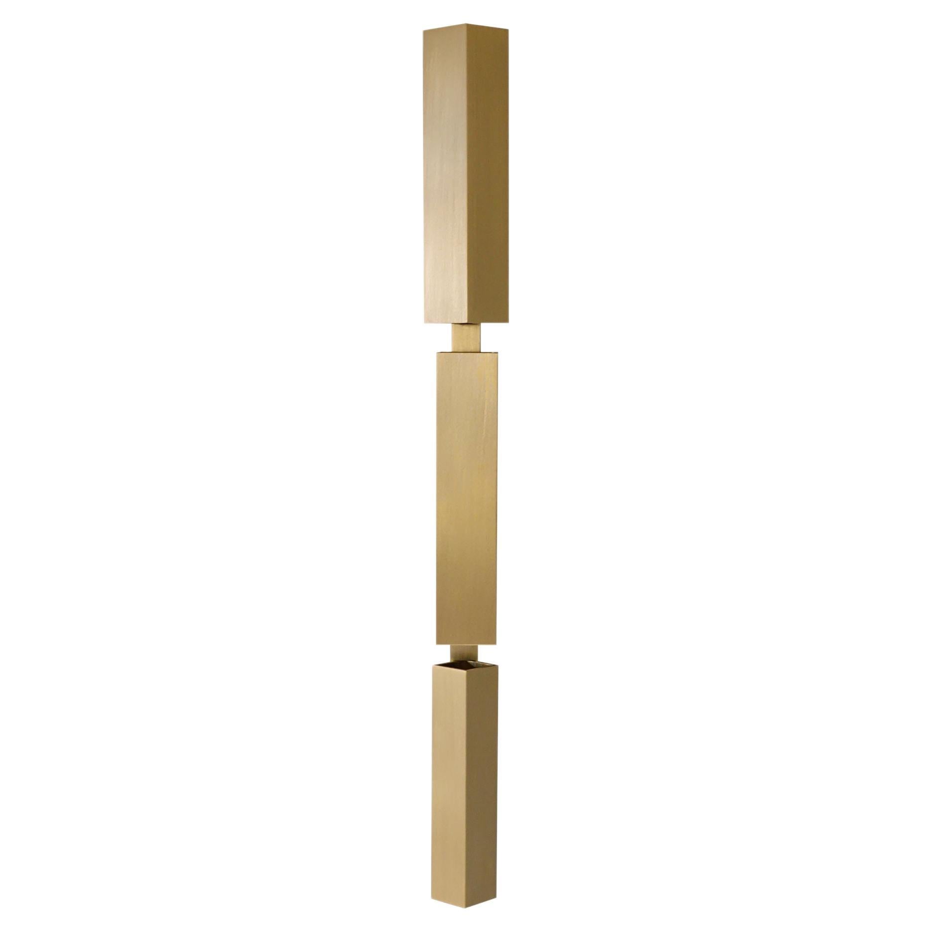 Tetra Twin - Solid Brass Wall Light Handmade by Diaphan Studio For Sale