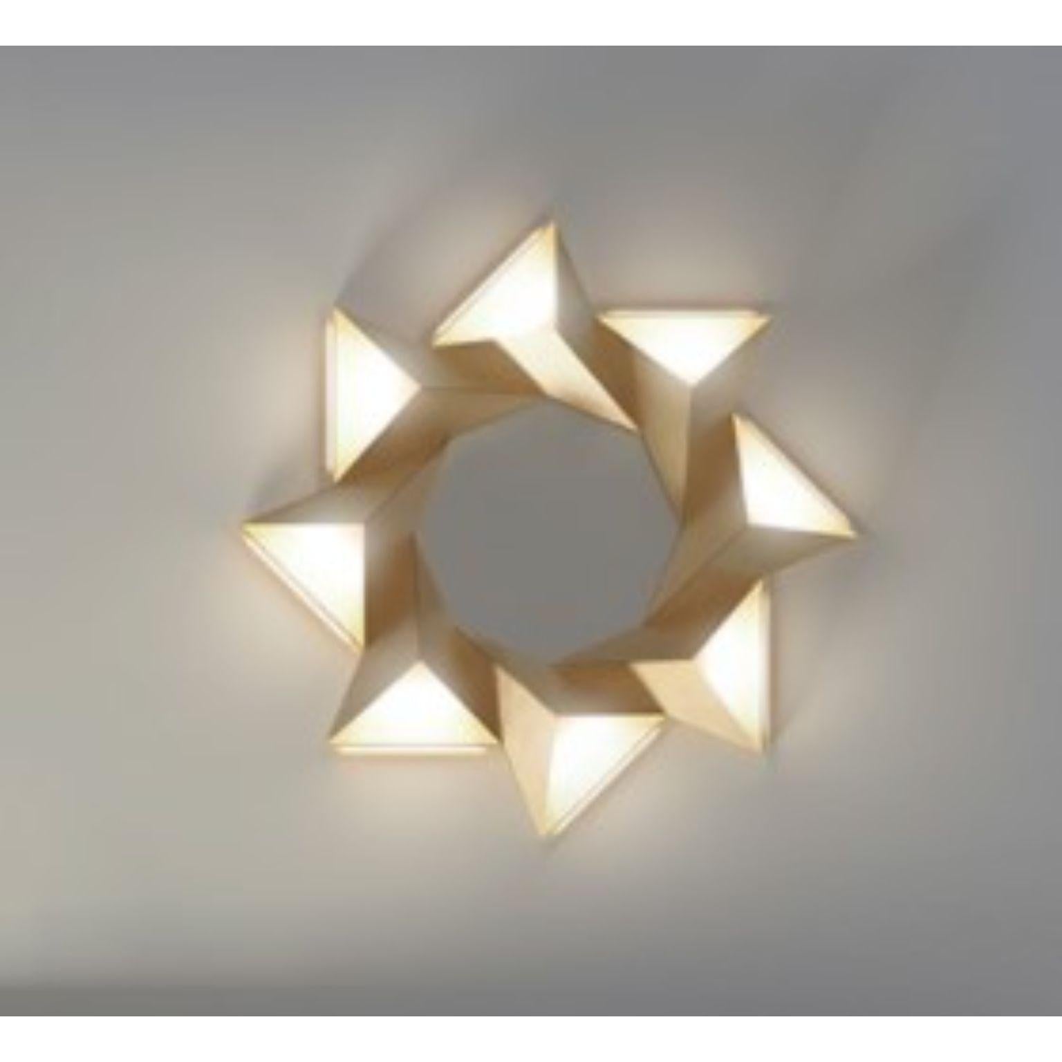 Brass Tetra Wall Light by Emilie Cathelineau For Sale