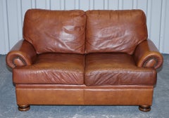 TETRAD CORDOBA TWO SEATER TAN LEATHER SOFA RETAILED BY JOHN LEWiS