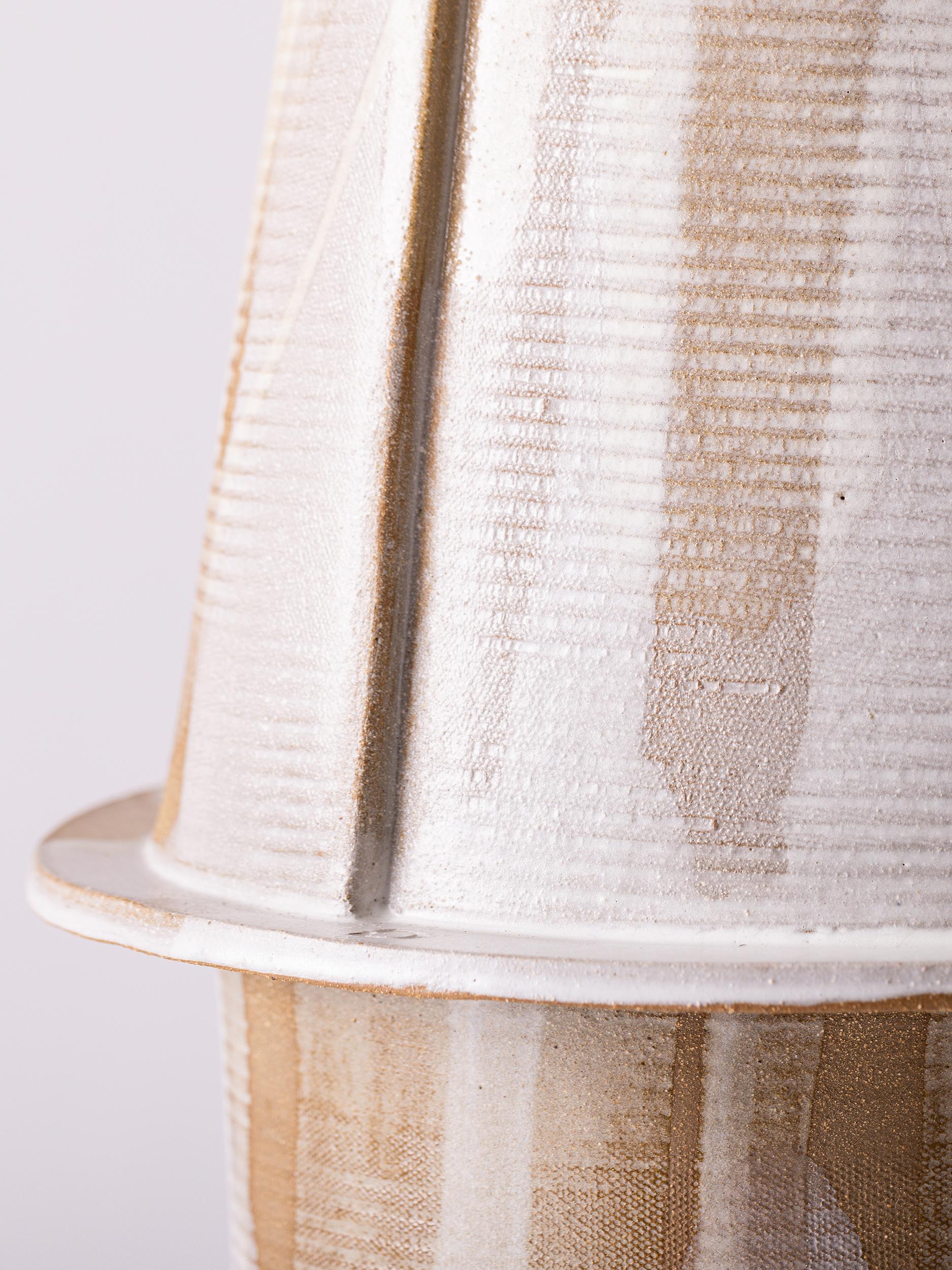 Fired Tetrad Floor Lamp by Charlie Dumais For Sale