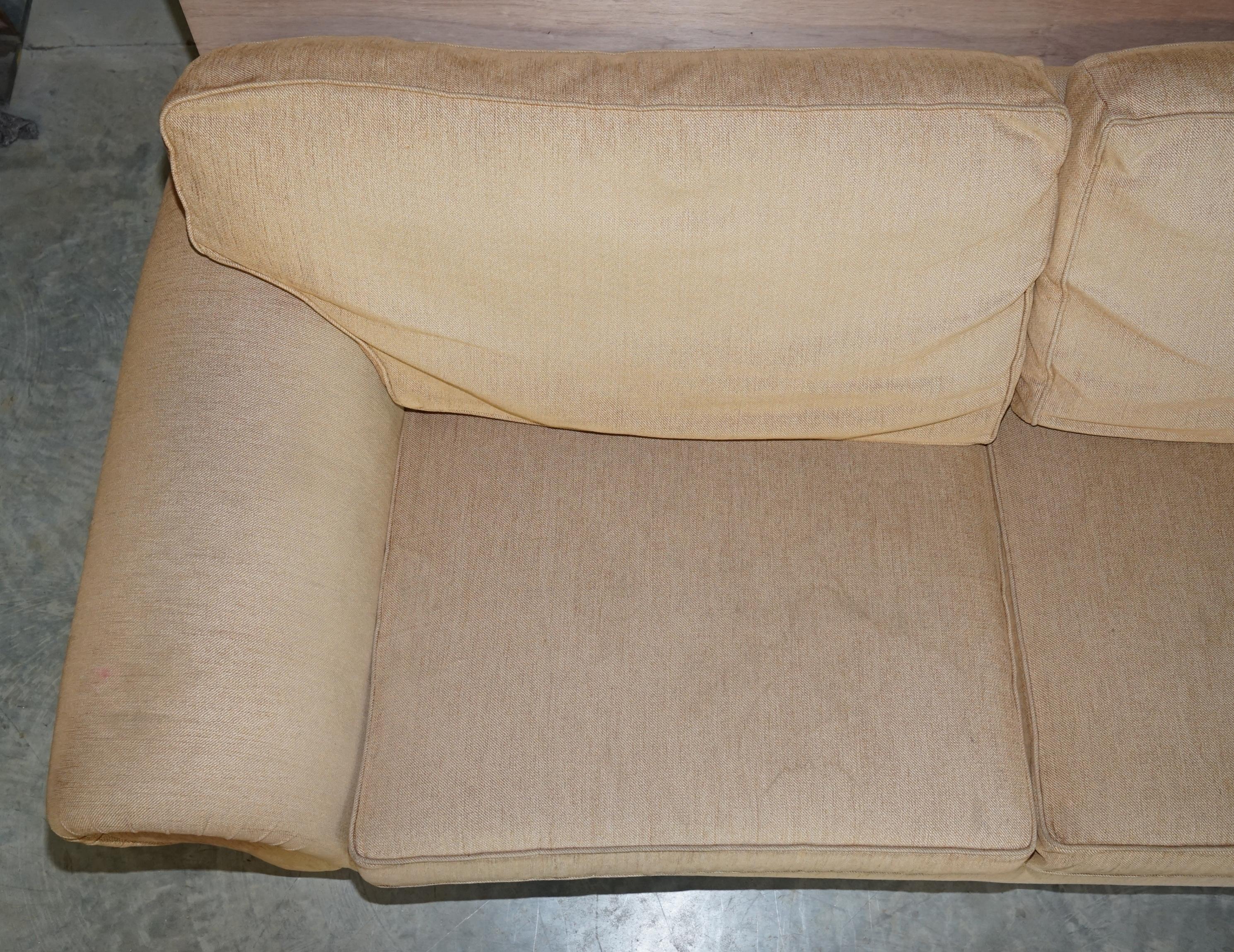 tetrad leather and fabric sofa