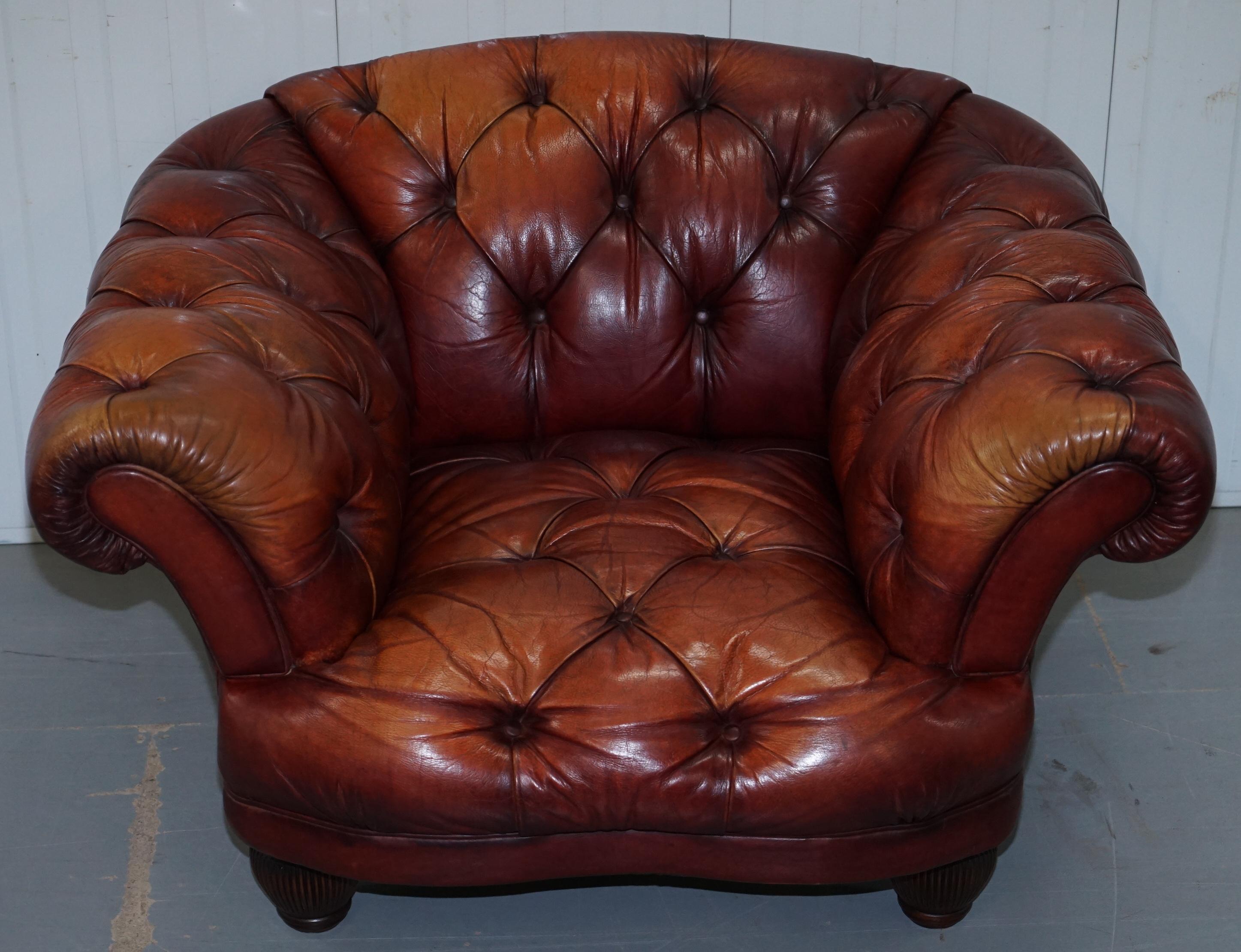 Wimbledon-Furniture

Wimbledon-Furniture is delighted to offer for sale this lovely RRP £1099 Tetrad Oskar aged reddish brown leather Chesterfield buttoned armchair

I have the matching sofa listed under my other items

This range has to be one of