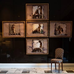 Tetraptych "Cruz II: Amor Omnia XIII-XVII" by Michael Tracy