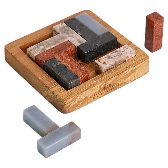 Tetris 3D gemstone puzzle – multi stone For Sale at 1stDibs