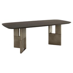 Tavolo da pranzo Tetris Laguna in Oak e bronzo, 10 posti a sedere, di Morica Design