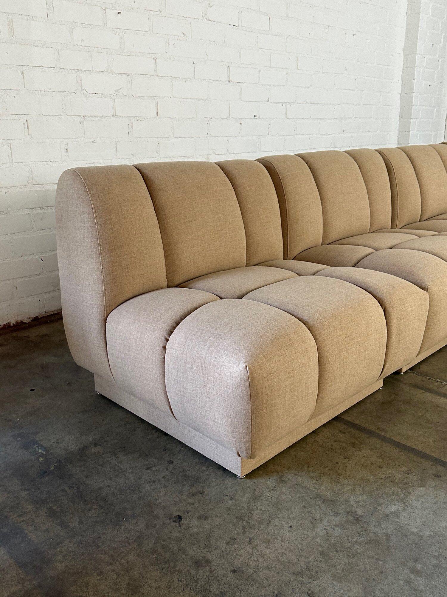 Fabric Tetris Modular Seating - sold separately For Sale