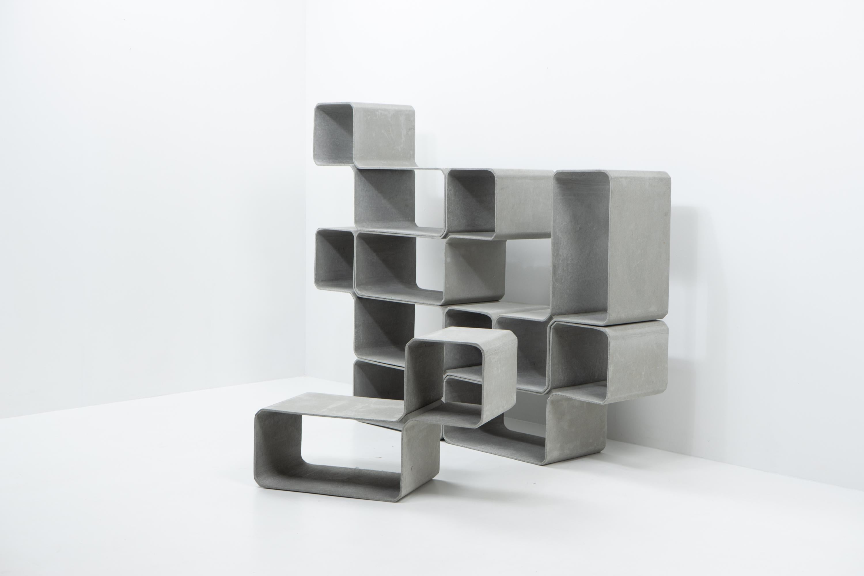 Contemporary Tetris Modular Storage Unit, Fries & Zumbühl, Switzerland 2000s For Sale