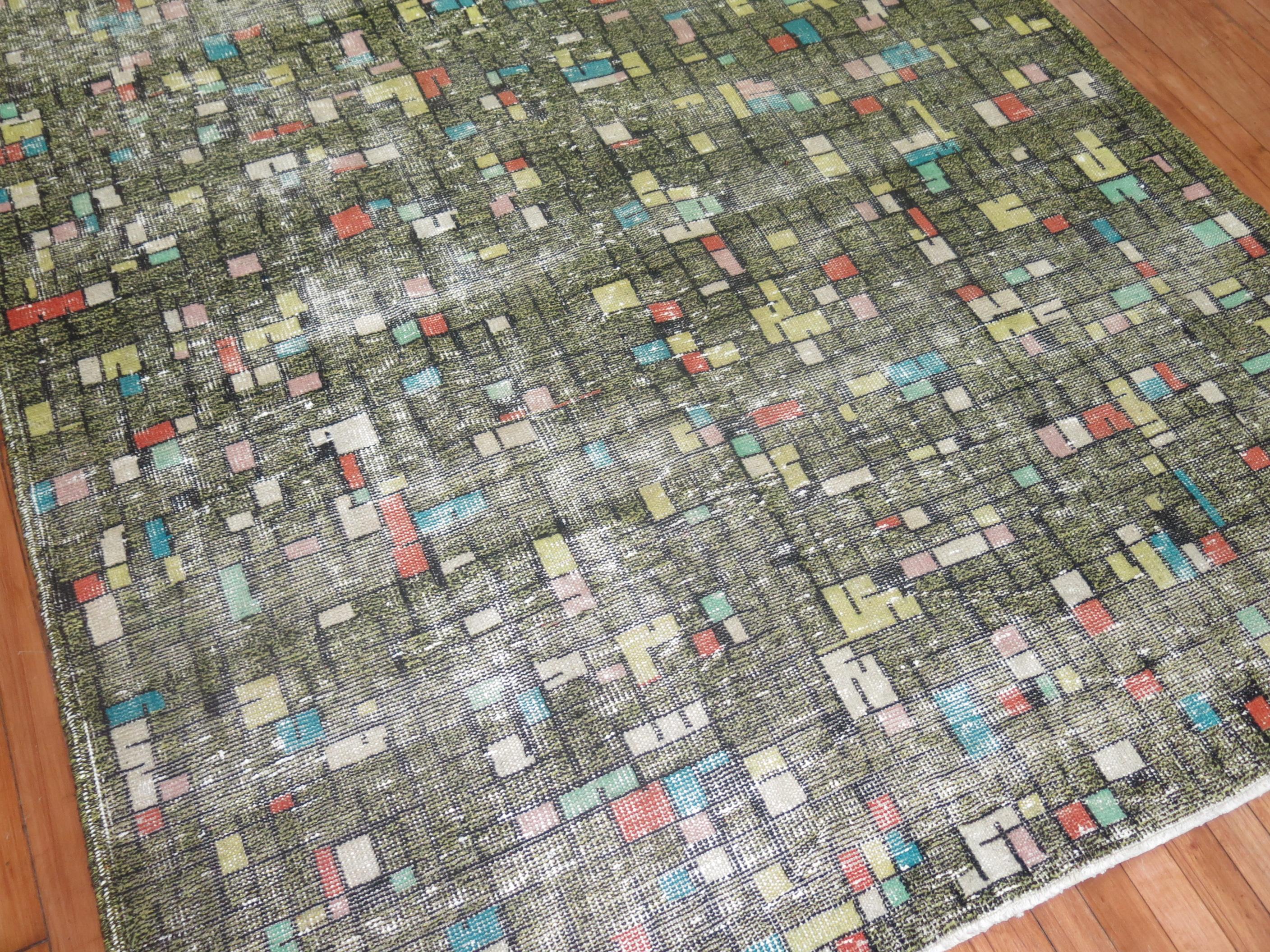 Alfombra Turca Deco Tetris Zeki Muren Lana en venta