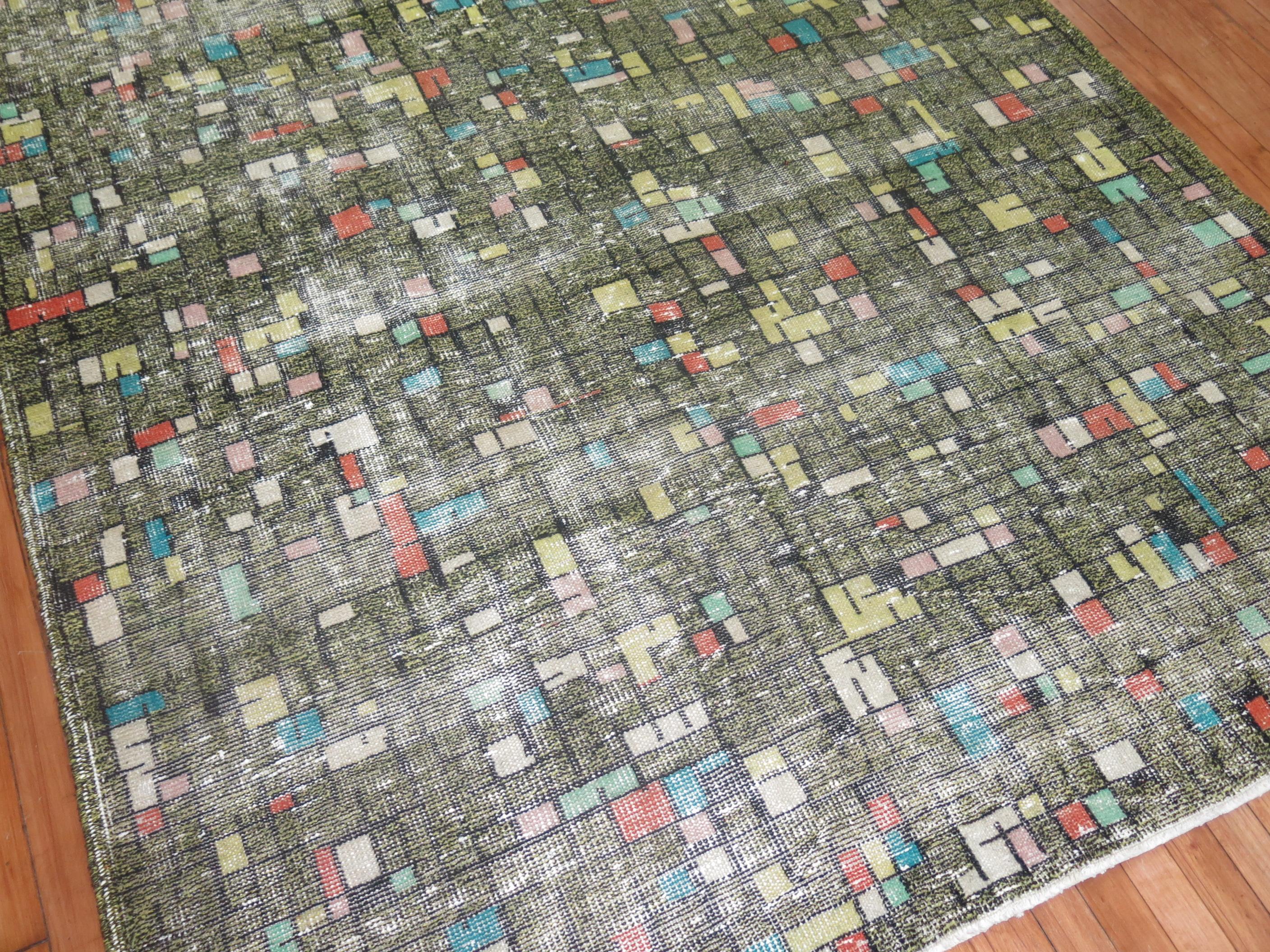 Tetris Turkish Deco Zeki Muren Rug For Sale 1