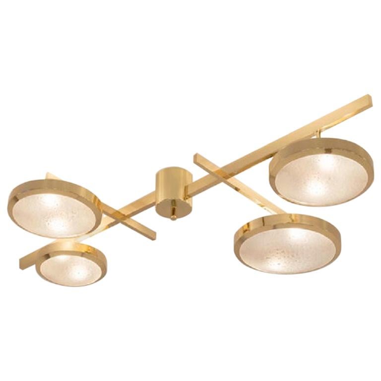 Yellow (POLISHED BRASS) Tetrix Ceiling Light by form A