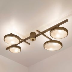 Tetrix Ceiling Light by Gaspare Asaro - Bronze Finish