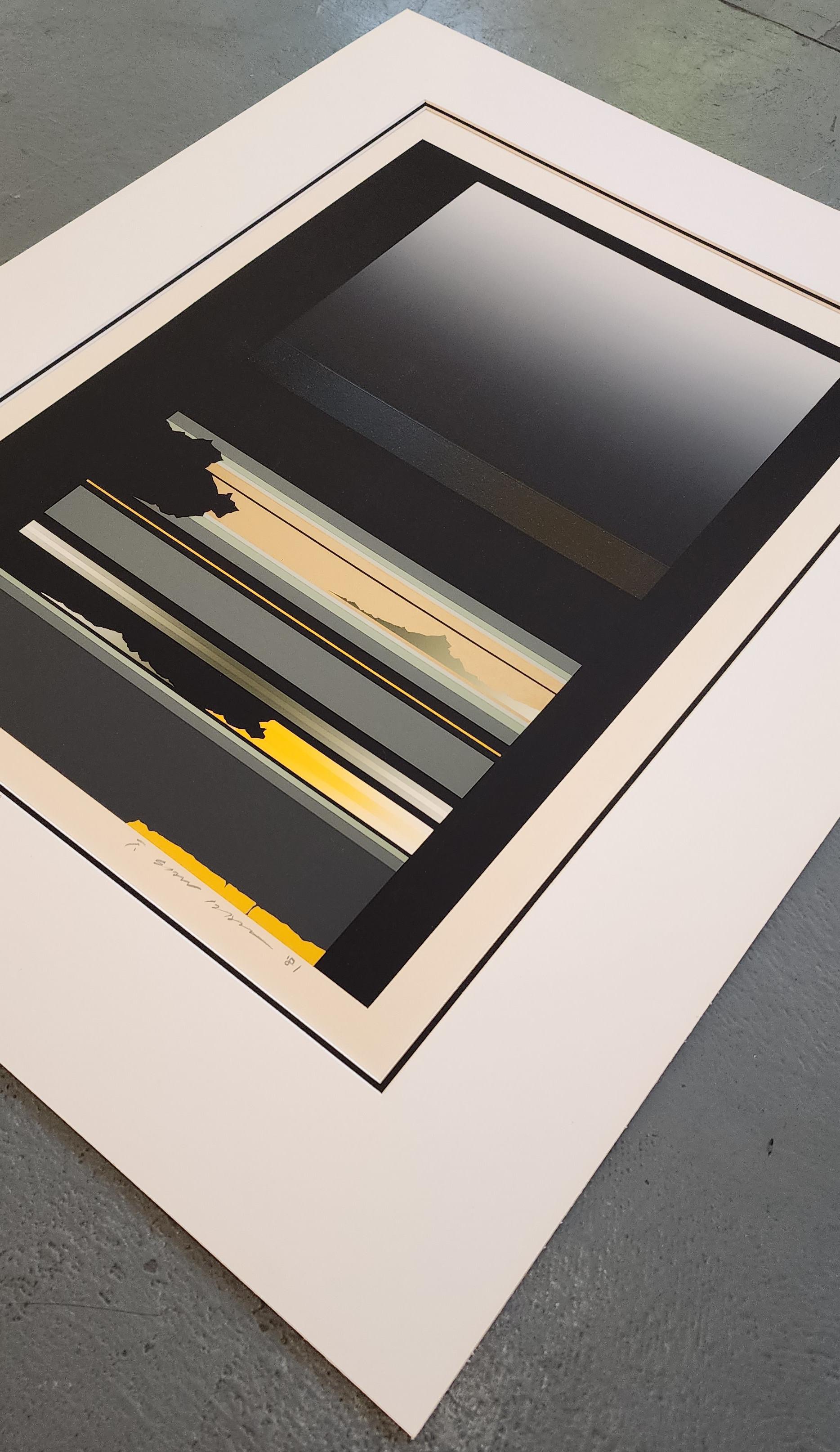Tetsuro Sawada
Nightscape
Color Silkscreen
Year: 1981
Size: 31.25x21.5in
Edition: 80
Signed, dated and numbered by hand
COA provided
Comes matted
Ref.: 924802-1204
-------------

Tetsuro Sawada was a printmaker and painter who was born in Hokkaido,