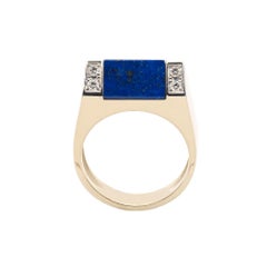 Tetti di Firenze Lapis Lazuli and Diamonds Ring