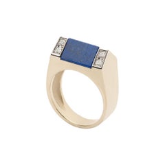 Tetti di Firenze Lapis Lazuli and Diamonds Ring