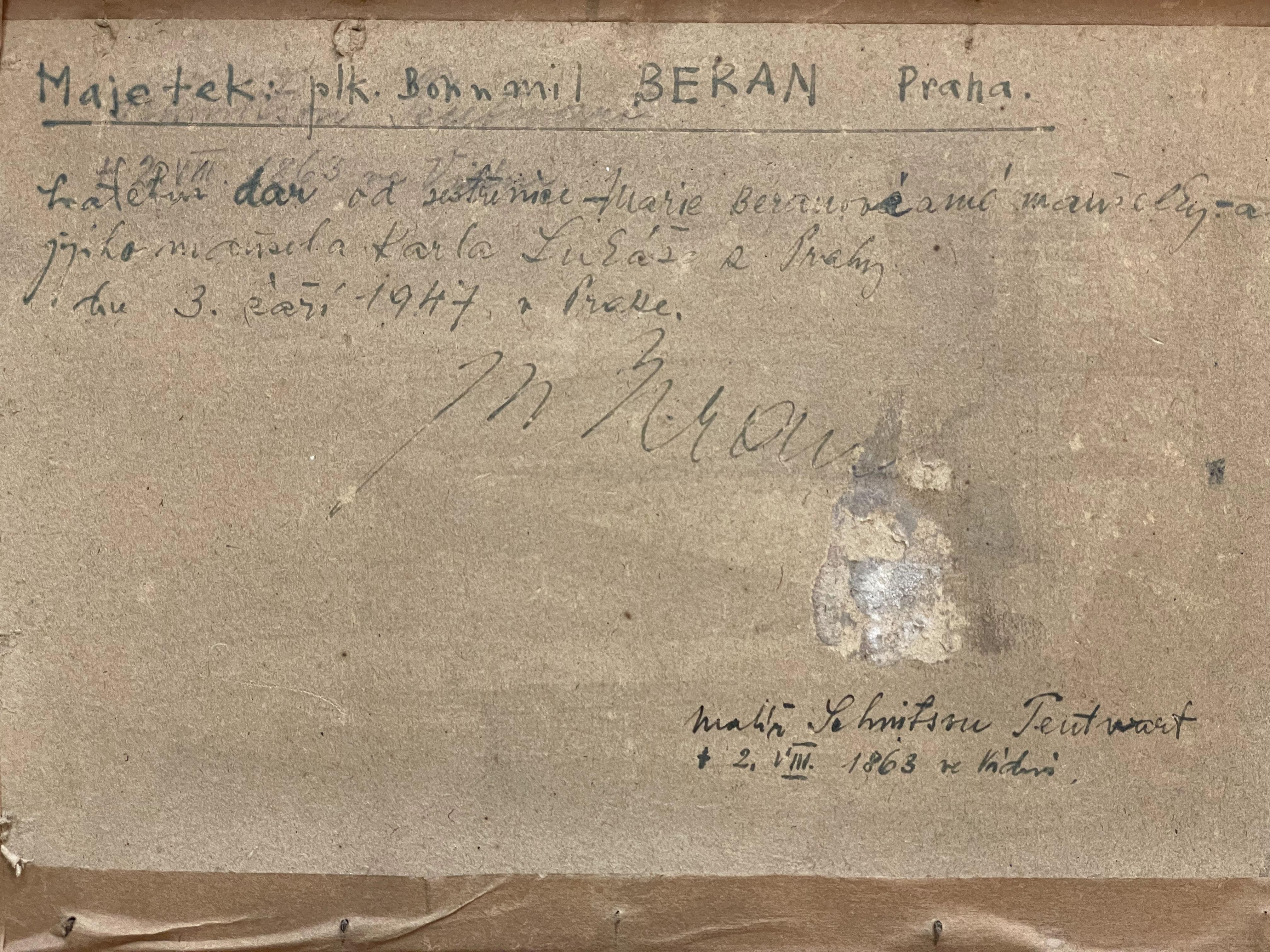„Winterszene mit Pferden undwagen“ (Realismus), Painting, von Teutward SCHMITSON