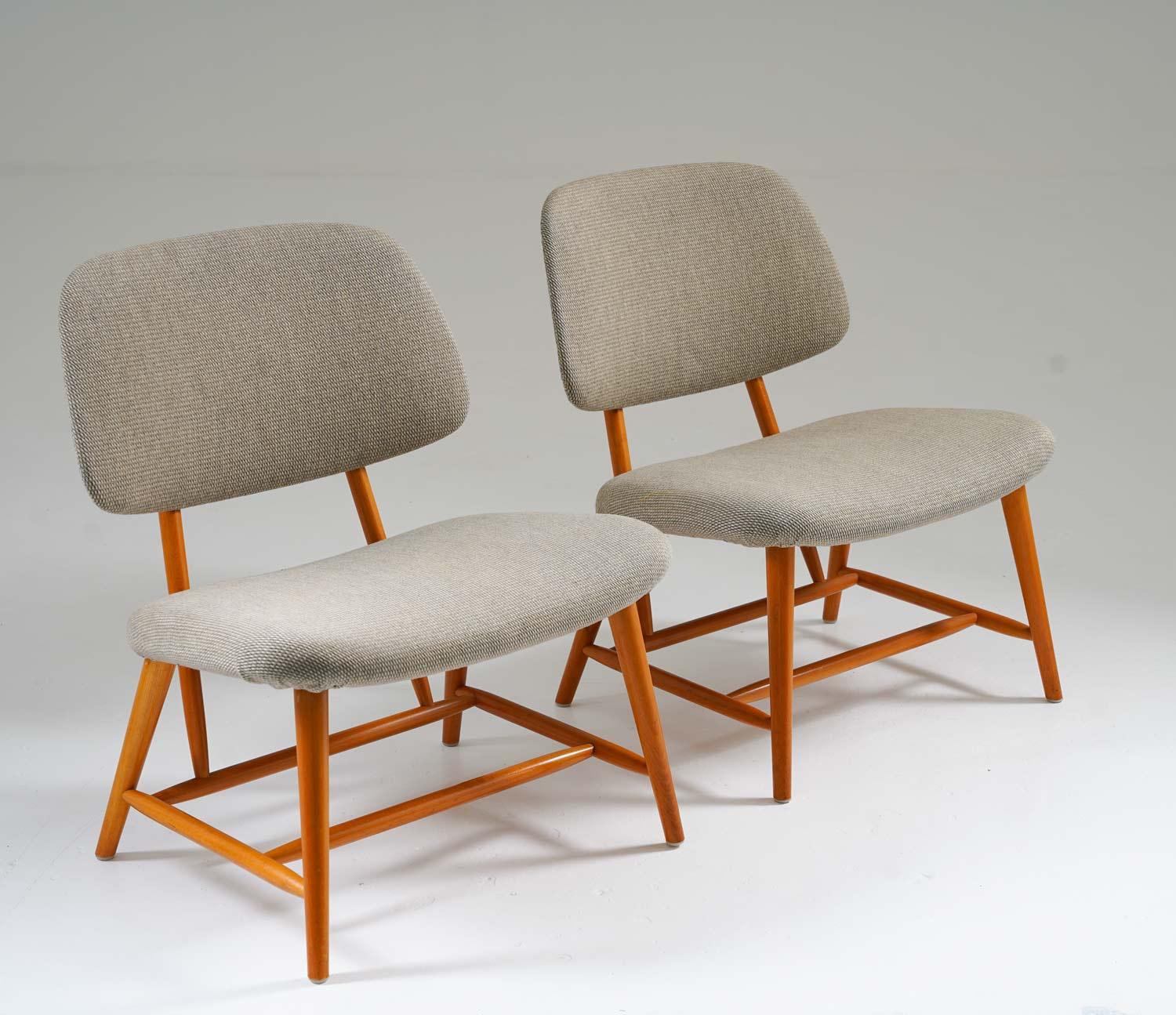 Teve" Chairs by Alf Svensson for Ljungs Industrier, 1953 For Sale at 1stDibs
