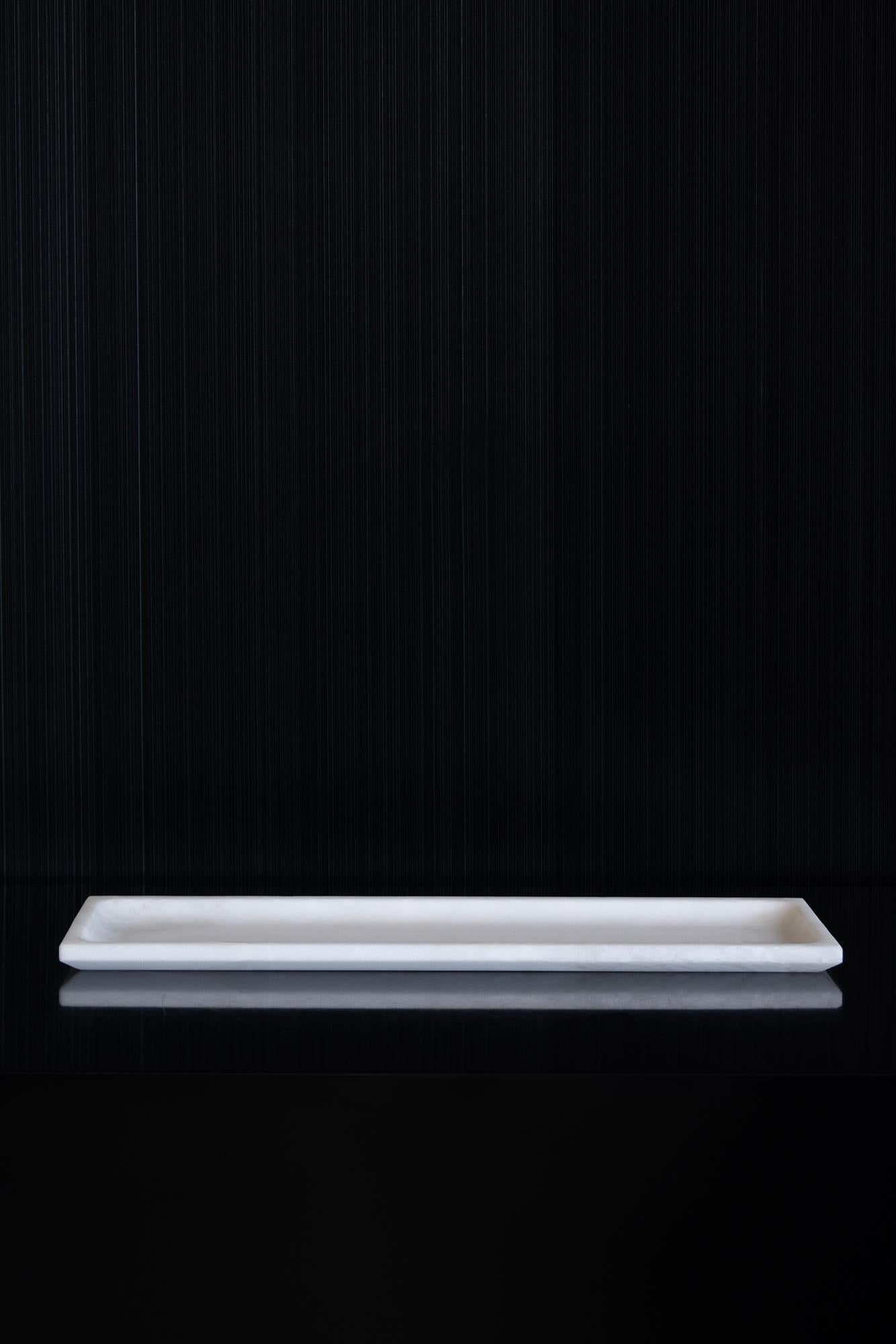 Plato grande de mármol italiano Tevere by Rytsola Collections en venta 5