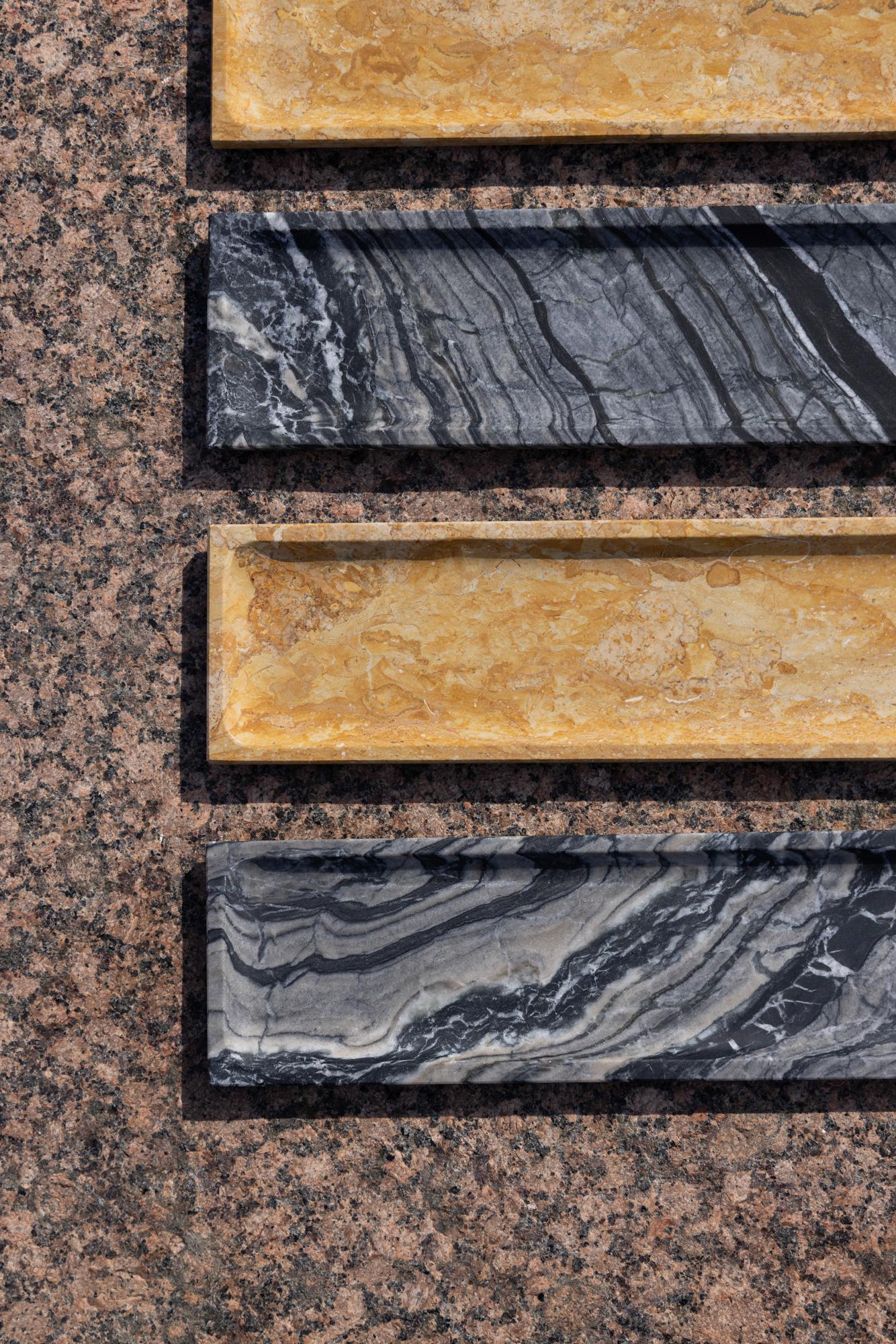 Plato grande de mármol italiano Tevere by Rytsola Collections en venta 1