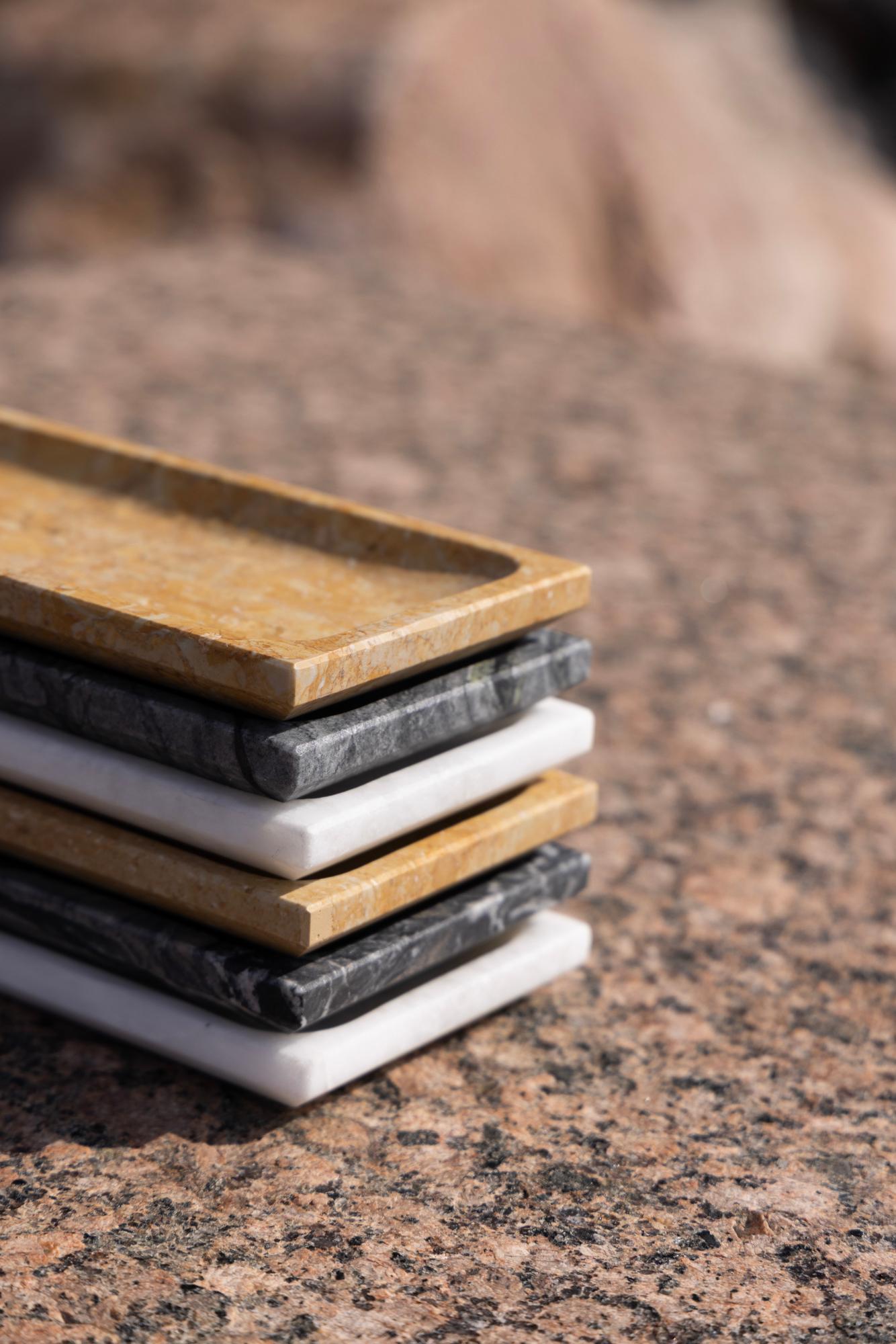 Plato grande de mármol italiano Tevere by Rytsola Collections en venta 2