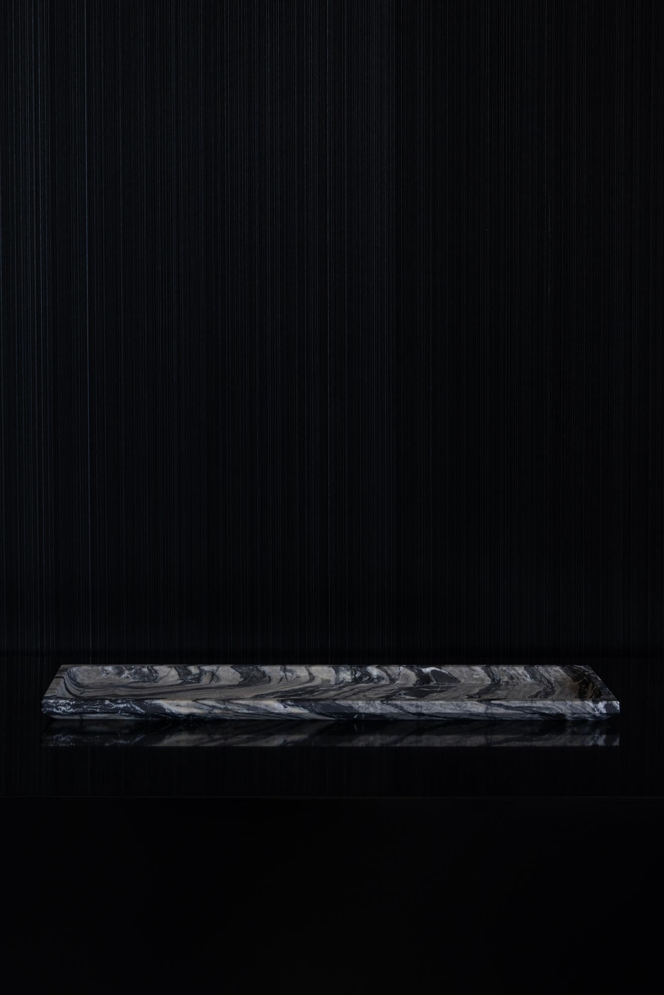 Plato grande de mármol italiano Tevere by Rytsola Collections en venta 3